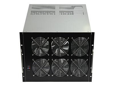 An overview of a high-performance mining rig in action