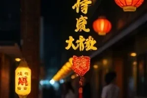 慢速快门：夜间路灯在慢门下拖出的长条光轨